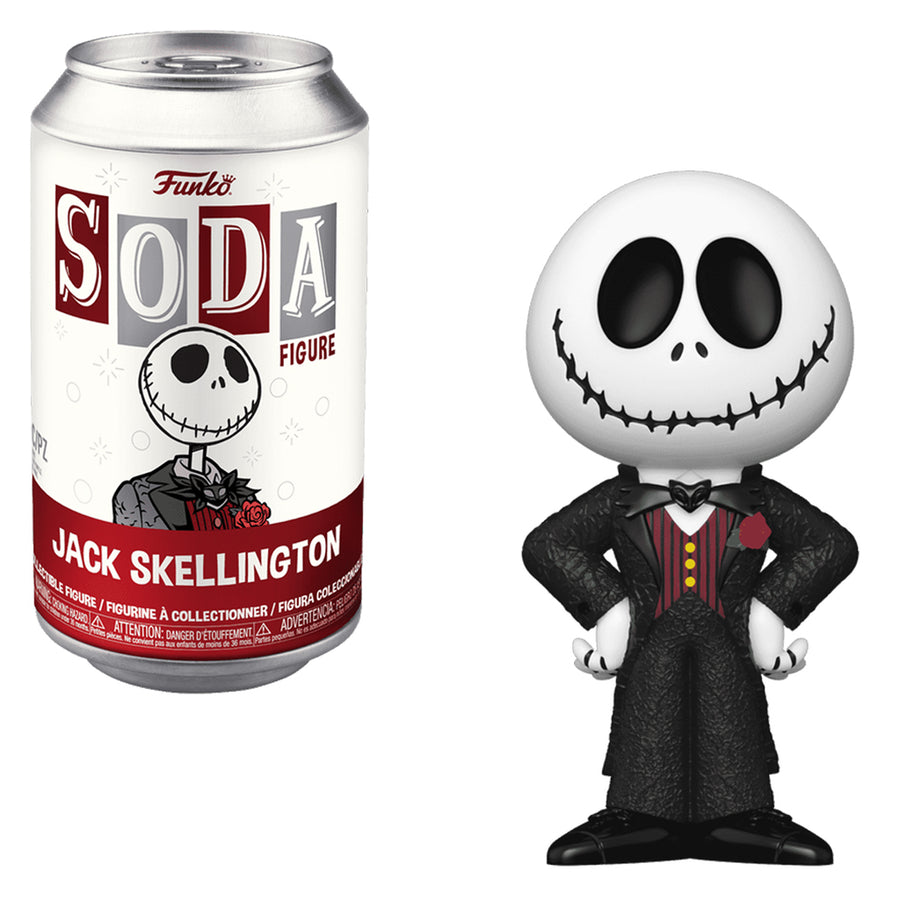 FUNKO VINYL SODA DISNEY THE NIGHT BEFORE CHRISTMAS - JACK SKELLINGTON IN FORMAL SUIT (72390) BRINDE