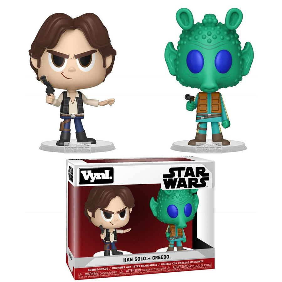 FUNKO VYNL STAR WARS HAN SOLO + GREEDO 2PACK BRINDE