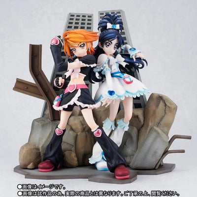 Futari wa Pretty Cure - Cure Black - Cure White - Tamashii Premierㅤ – Bandai – ActionFigure Brasil