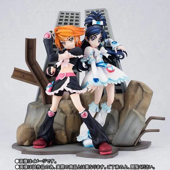 Futari wa Pretty Cure - Cure Black - Cure White - Tamashii Premierㅤ – Bandai – ActionFigure Brasil
