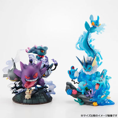 G.E.M. EX Series Pokemon Water Types DIVE TO BLUEㅤ – MegaHouse – ActionFigure Brasil — com base expositora
