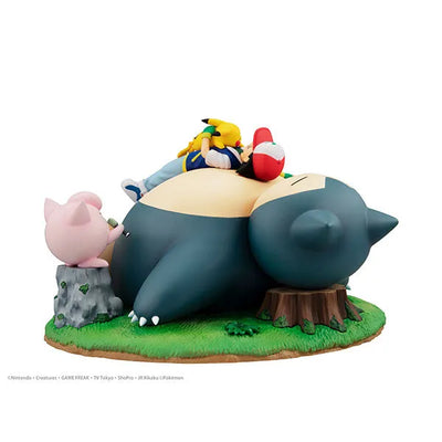 G.E.M. Series Pokemon Sleeping with Snorlaxㅤ – MegaHouse – ActionFigure Brasil — acessórios