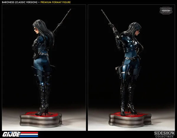 G.I. Joe 1/4 Scale Premium Figure Baroness (Classic)ㅤ – Sideshow Collectibles – ActionFigure Brasil