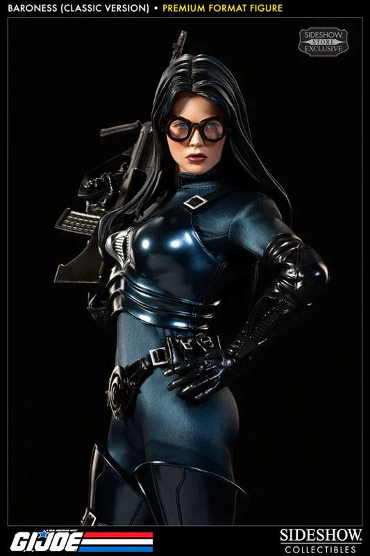 G.I. Joe 1/4 Scale Premium Figure Baroness (Classic)ㅤ – Sideshow Collectibles – ActionFigure Brasil