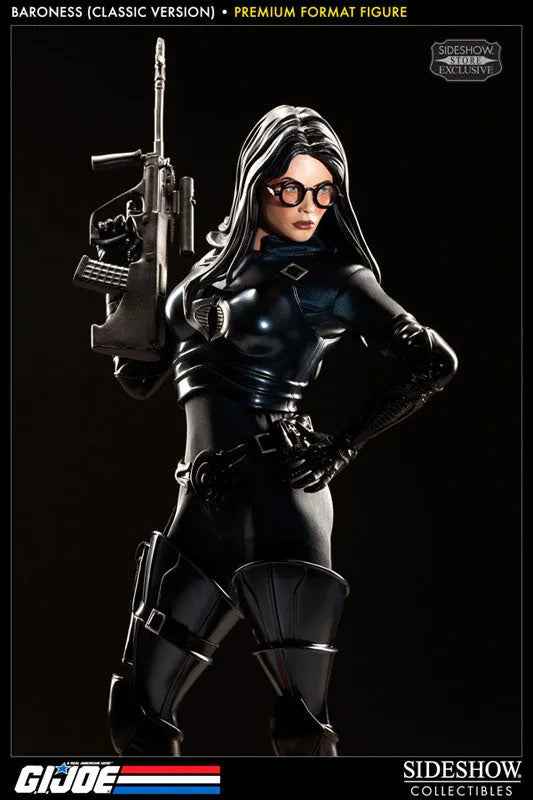 G.I. Joe 1/4 Scale Premium Figure Baroness (Classic)ㅤ – Sideshow Collectibles – ActionFigure Brasil