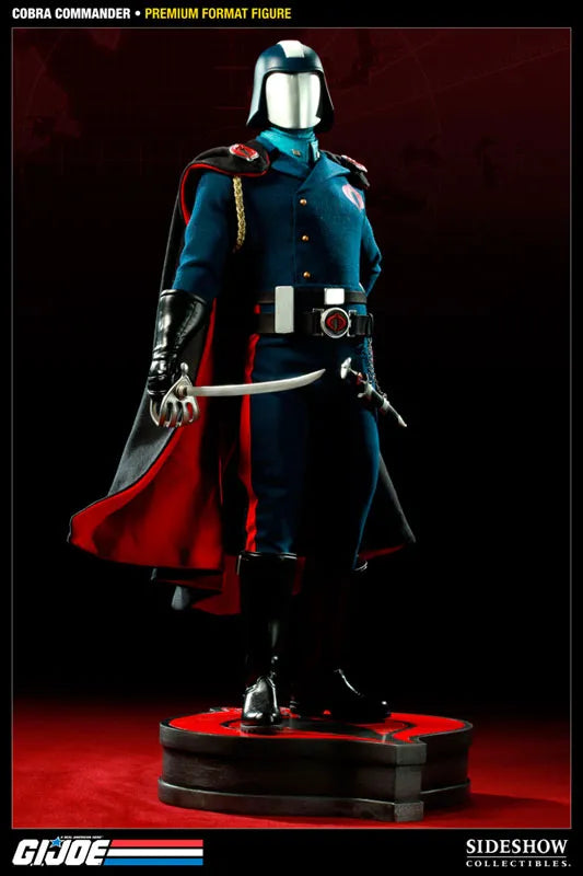 G.I. Joe 1/4 Scale Premium Figure Cobra Commanderㅤ – Sideshow Collectibles – ActionFigure Brasil