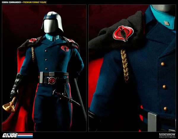 G.I. Joe 1/4 Scale Premium Figure Cobra Commanderㅤ – Sideshow Collectibles – ActionFigure Brasil