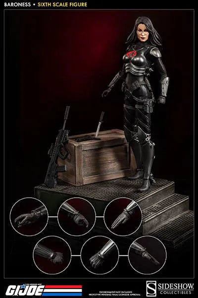 G.I. Joe 12 Inch Action Figure Baronessㅤ – Sideshow Collectibles – ActionFigure Brasil