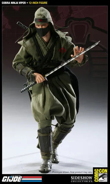 G.I. Joe 12 Inch Action Figure: Cobra Ninja Viper (SDCC Exclusive)ㅤ – Sideshow Collectibles – ActionFigure Brasil