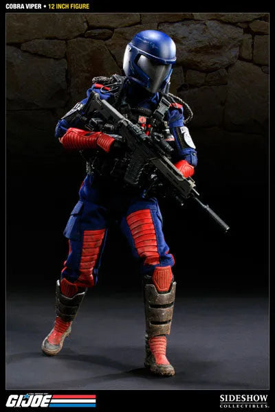 G.I.JOE - 12 Inch Action Figure: Cobra Viper (Regular Edition)ㅤ – Sideshow Collectibles – ActionFigureBrasil — detalhe do produto