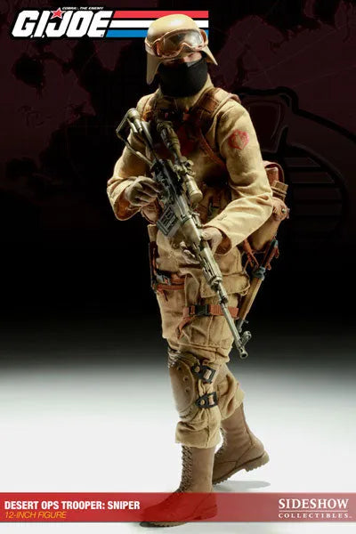 G.I.JOE - 12 Inch Action Figure: Desert Ops Trooper Sniperㅤ – Sideshow Collectibles – ActionFigure Brasil