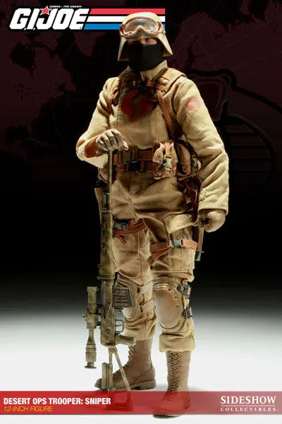 G.I.JOE - 12 Inch Action Figure: Desert Ops Trooper Sniperㅤ – Sideshow Collectibles – ActionFigure Brasil