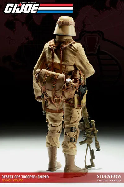 G.I.JOE - 12 Inch Action Figure: Desert Ops Trooper Sniperㅤ – Sideshow Collectibles – ActionFigure Brasil — close