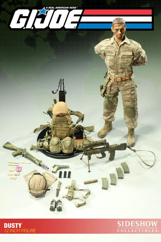 G.I.JOE - 12 Inch Action Figure: Dustyㅤ – Sideshow Collectibles – ActionFigure Brasil