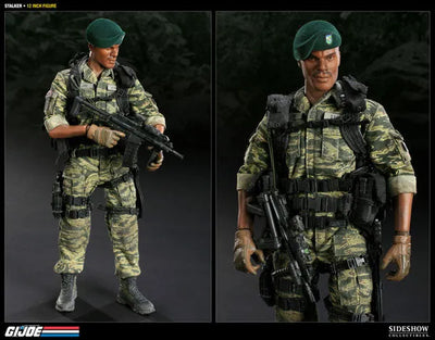 G.I. Joe 12 Inch Action Figure Stalkerㅤ – Sideshow Collectibles – ActionFigureBrasil — ângulo diferente