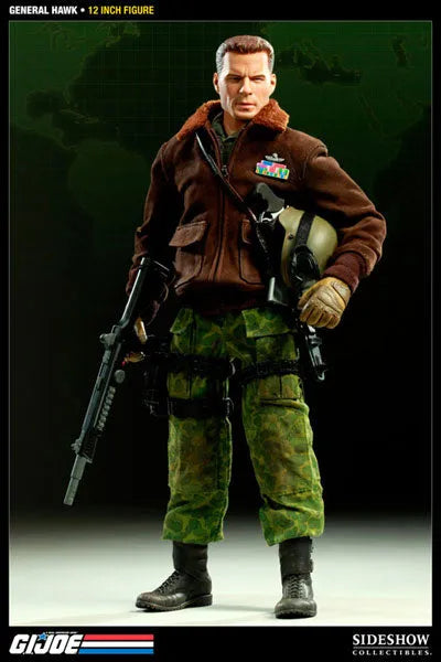 G.I.JOE - 12 Inch Action Figures: General Hawkㅤ – Sideshow Collectibles – ActionFigure Brasil