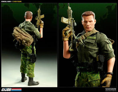 G.I.JOE - 12 Inch Action Figures: General Hawkㅤ – Sideshow Collectibles – ActionFigureBrasil — close
