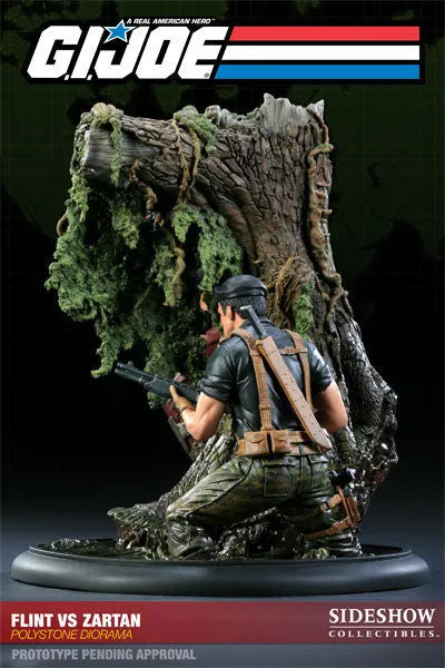 G.I.JOE - Versus Diorama Statue: Flint VS Zartanㅤ – Sideshow Collectibles – ActionFigure Brasil