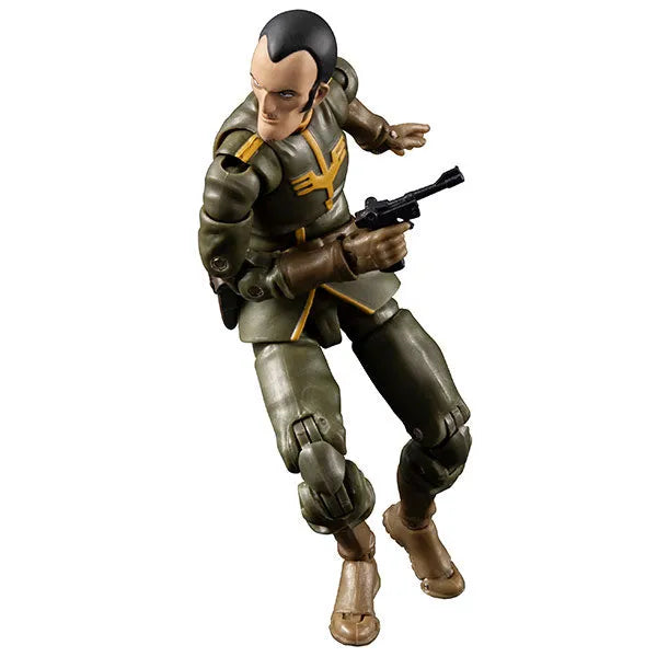 G.M.G. Mobile Suit Gundam - Zeon Army 08 V-SP - Normal Soldier & Zeon Army Soldier Motorcycle (Megahouse)ㅤ – MegaHouse – ActionFigure Brasil