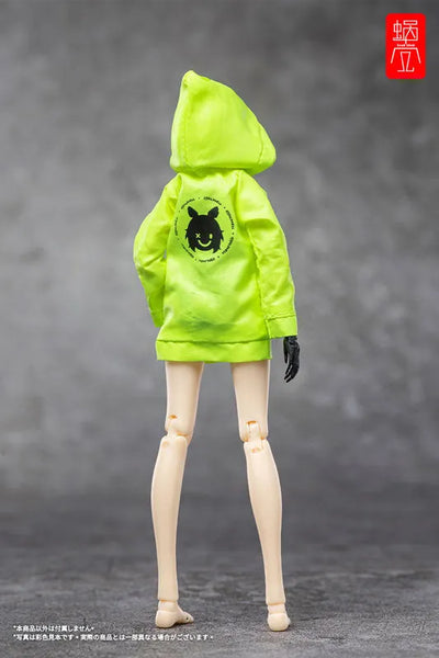 "G.N.PROJECT" Option Costume Sunechan Hoodie (Fluorescence Yellow Green Ver.) (DOLL ACCESSORY)ㅤ – Snail Shell Studio – ActionFigure Brasil