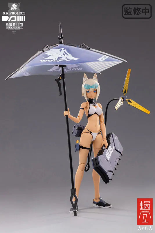 G.N.PROJECT - WOLF-001 - 1/12 - Swimsuit and Weapon Ver. (Snail Shell Studio)ㅤ – Snail Shell Studio – ActionFigure Brasil