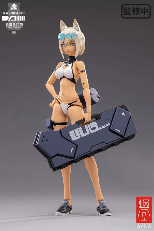 G.N.PROJECT - WOLF-001 - 1/12 - Swimsuit and Weapon Ver. (Snail Shell Studio)ㅤ – Snail Shell Studio – ActionFigure Brasil