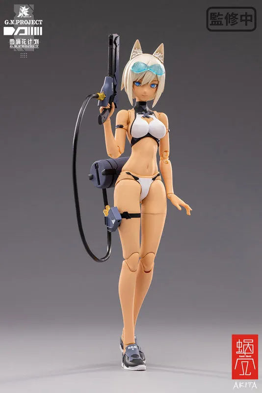 G.N.PROJECT - WOLF-001 - 1/12 - Swimsuit and Weapon Ver. (Snail Shell Studio)ㅤ – Snail Shell Studio – ActionFigure Brasil