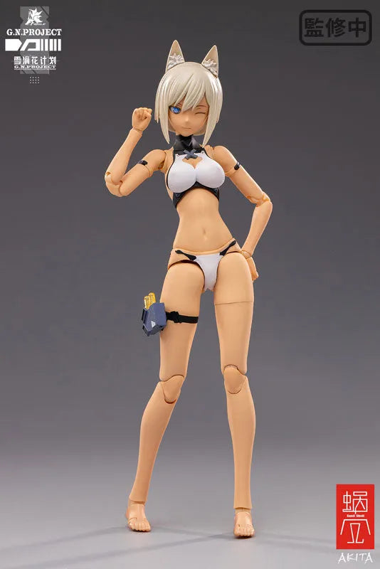 G.N.PROJECT - WOLF-001 - 1/12 - Swimsuit and Weapon Ver. (Snail Shell Studio)ㅤ – Snail Shell Studio – ActionFigure Brasil