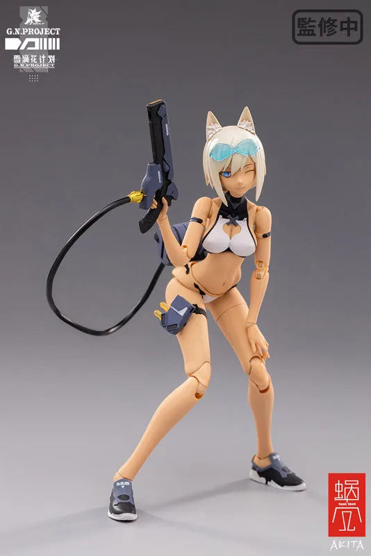 G.N.PROJECT - WOLF-001 - 1/12 - Swimsuit and Weapon Ver. (Snail Shell Studio)ㅤ – Snail Shell Studio – ActionFigure Brasil