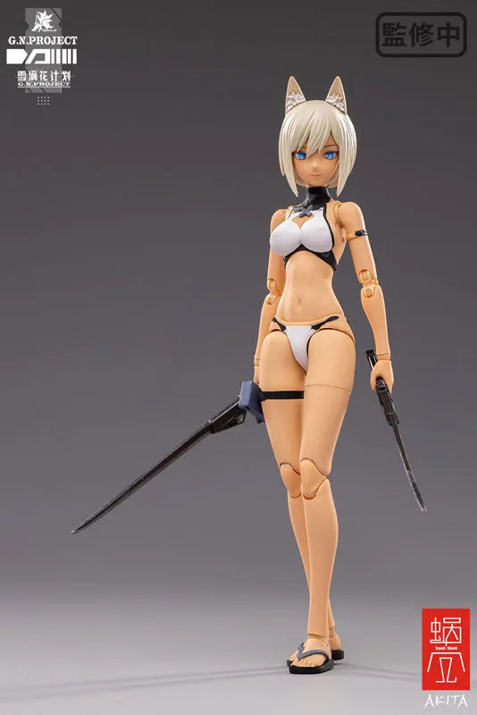 G.N.PROJECT - WOLF-001 - 1/12 - Swimsuit and Weapon Ver. (Snail Shell Studio)ㅤ – Snail Shell Studio – ActionFigure Brasil