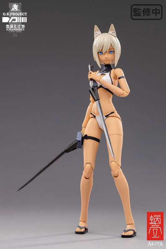 G.N.PROJECT - WOLF-001 - 1/12 - Swimsuit and Weapon Ver. (Snail Shell Studio)ㅤ – Snail Shell Studio – ActionFigure Brasil