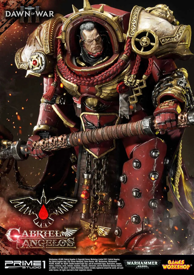 Gabriel Angelos (Exclusive Version) Warhammer 40,000: Dawn of War III – Prime1Studio – ActionFigure Brasil