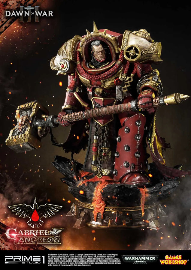 Gabriel Angelos (Exclusive Version) Warhammer 40,000: Dawn of War III – Prime1Studio – ActionFigure Brasil