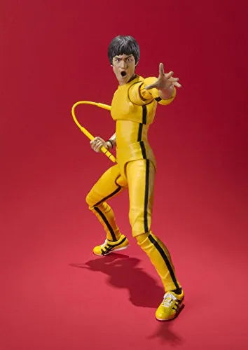 Game of Death - Bruce Lee - S.H.Figuarts - Yellow Track Suit (Bandai)ㅤ – Bandai – ActionFigure Brasil — detalhe do produto