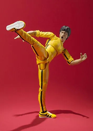 Game of Death - Bruce Lee - S.H.Figuarts - Yellow Track Suit (Bandai)ㅤ – Bandai – ActionFigure Brasil — embalagem