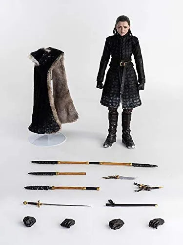 Game of Thrones - Arya Stark - 1/6 - Season 8 (threezero)ㅤ – ThreeZero – ActionFigureBrasil — com base expositora