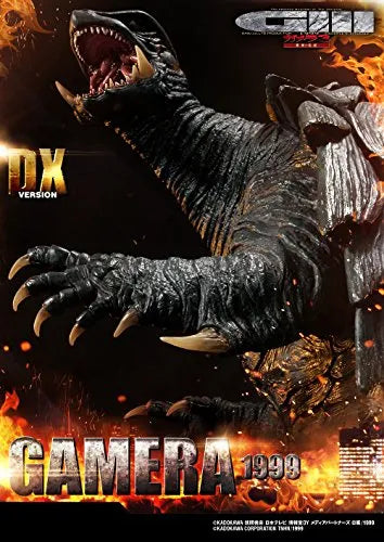 Gamera 3: Jyashin Irisu Kakusei - Gamera - Ultimate Diorama Masterline UDMG3-01DX - DX Version (Prime 1 Studio)ㅤ – Prime 1 Studio As Manufacturer – ActionFigure Brasil — embalagem