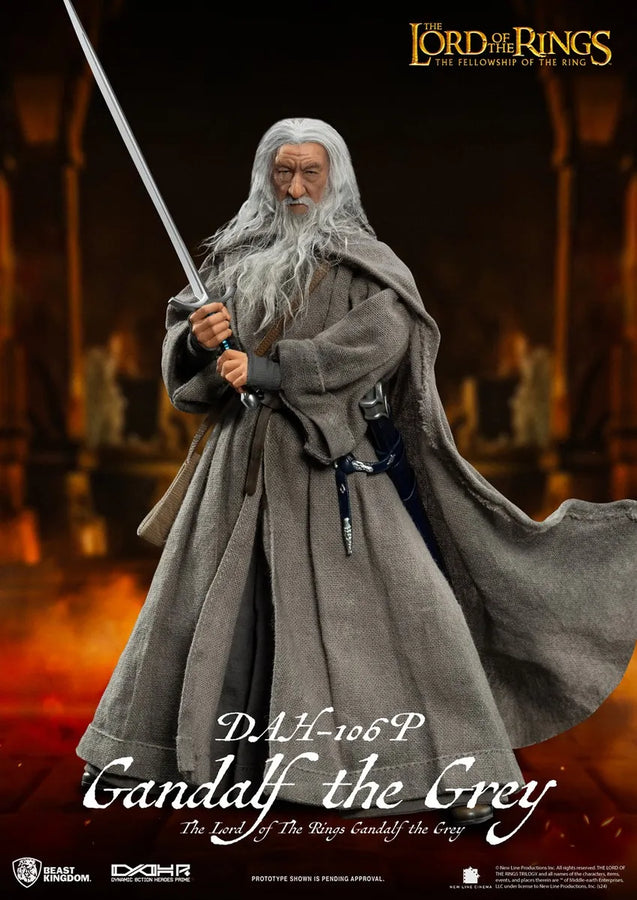 Gandalf the Grey - LIMITED EDITION: 3000 – Beast Kingdom – ActionFigure Brasil