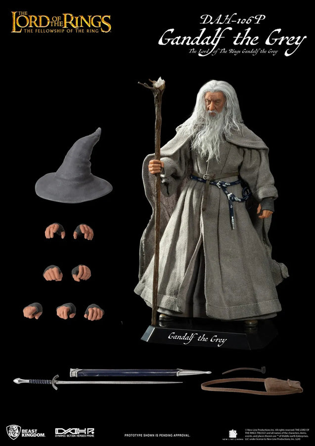Gandalf the Grey - LIMITED EDITION: 3000 – Beast Kingdom – ActionFigure Brasil