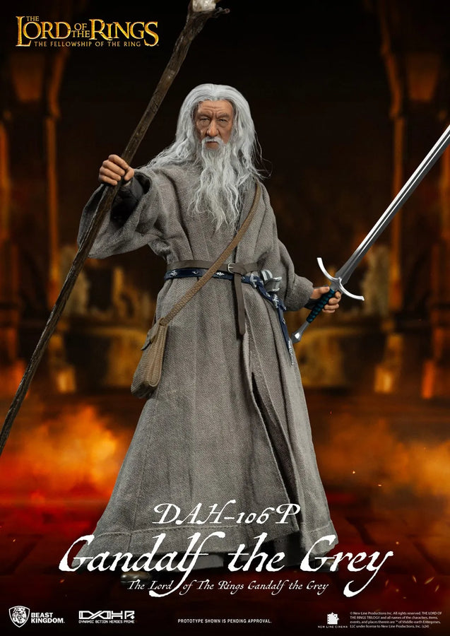 Gandalf the Grey - LIMITED EDITION: 3000 – Beast Kingdom – ActionFigure Brasil