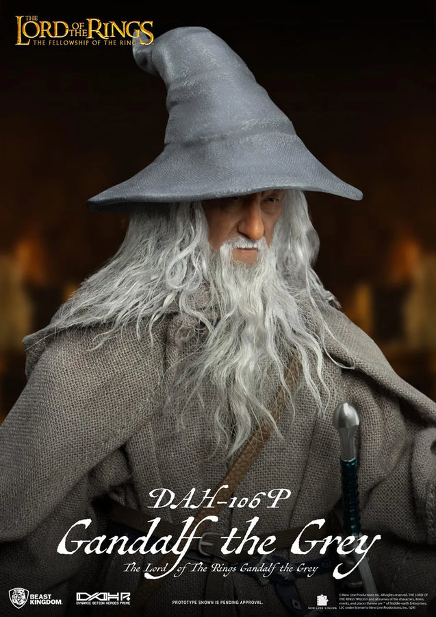 Gandalf the Grey - LIMITED EDITION: 3000 – Beast Kingdom – ActionFigure Brasil