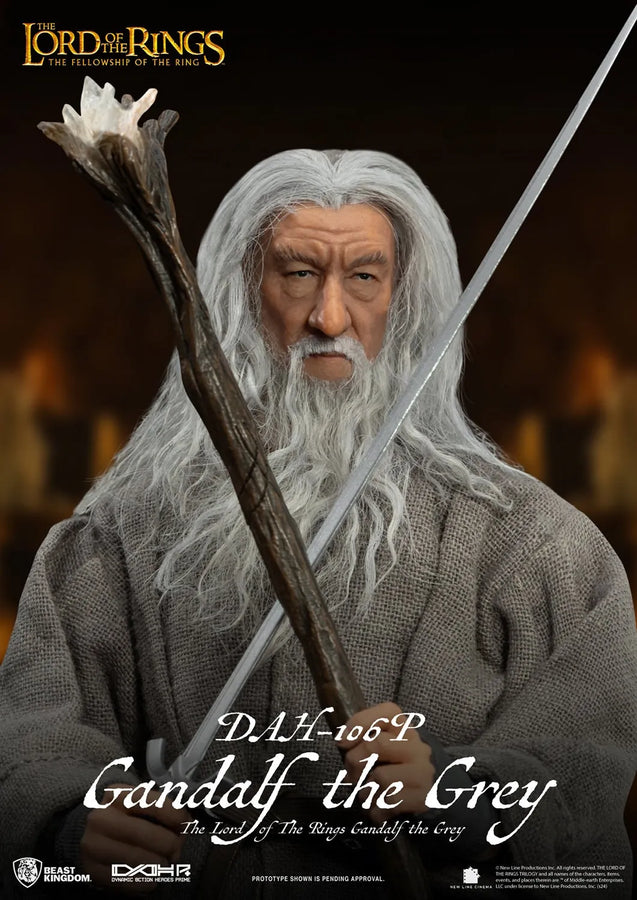Gandalf the Grey - LIMITED EDITION: 3000 – Beast Kingdom – ActionFigure Brasil