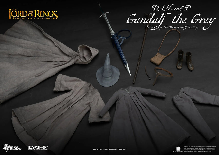 Gandalf the Grey - LIMITED EDITION: 3000 – Beast Kingdom – ActionFigure Brasil