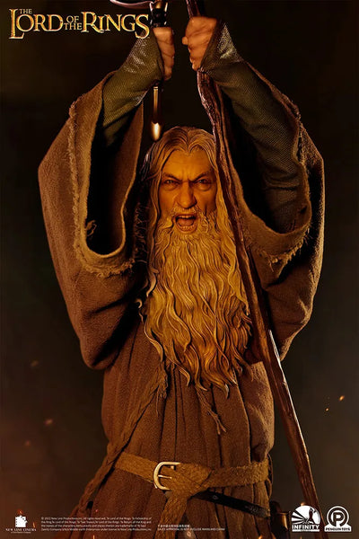 Gandalf the Grey (Premium Edition) - LIMITED EDITION: 250 (Premium Edition) – Infinity Studio X Penguin Toys – ActionFigure Brasil — acessórios