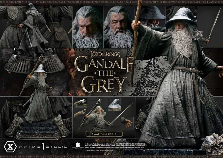 Gandalf the Grey (Regular Version) The Lord of the Rings (Film) – Prime1Studio – ActionFigure Brasil