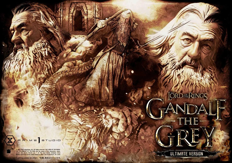 Gandalf The Grey (Ultimate Version) The Lord of the Rings (Film) – Prime1Studio – ActionFigure Brasil