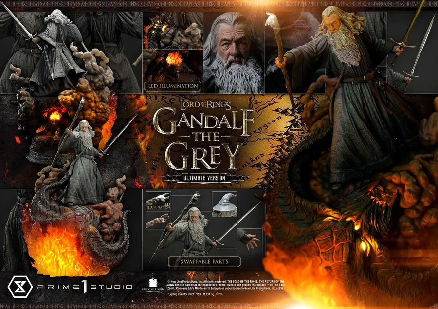 Gandalf The Grey (Ultimate Version) The Lord of the Rings (Film) – Prime1Studio – ActionFigure Brasil