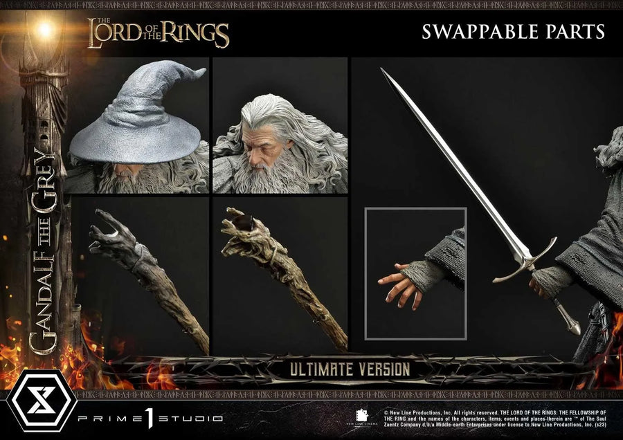 Gandalf The Grey (Ultimate Version) The Lord of the Rings (Film) – Prime1Studio – ActionFigure Brasil