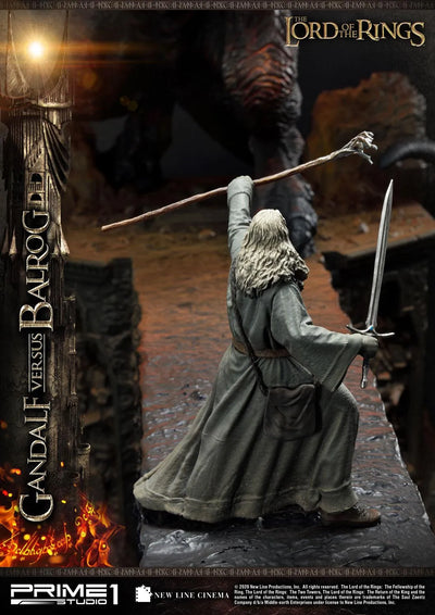 Gandalf Versus Balrog (Exclusive Version) The Lord of the Rings (Film) – Prime1Studio – ActionFigure Brasil