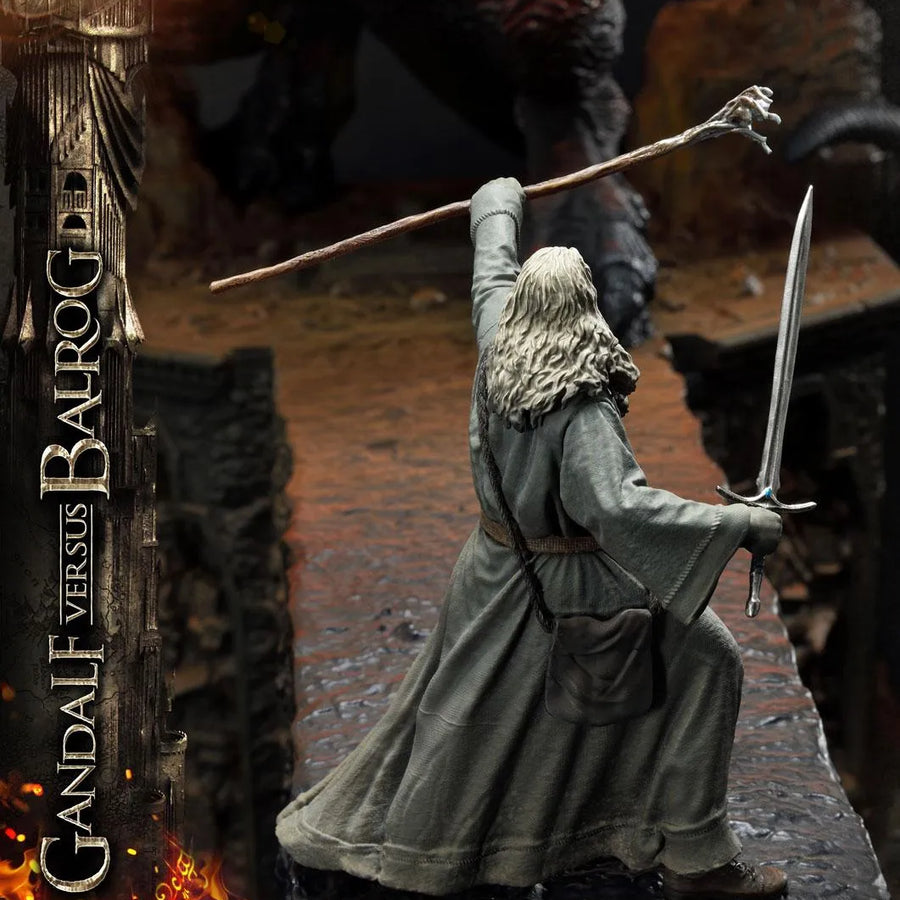 Gandalf Versus Balrog (Exclusive Version) The Lord of the Rings (Film) – Prime1Studio – ActionFigure Brasil